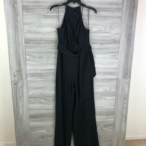 JAYGODFREY Black Strappy Wide Leg Jumpsuit - Picture 1 of 4